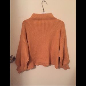 A lovely autumn colored mid crop top